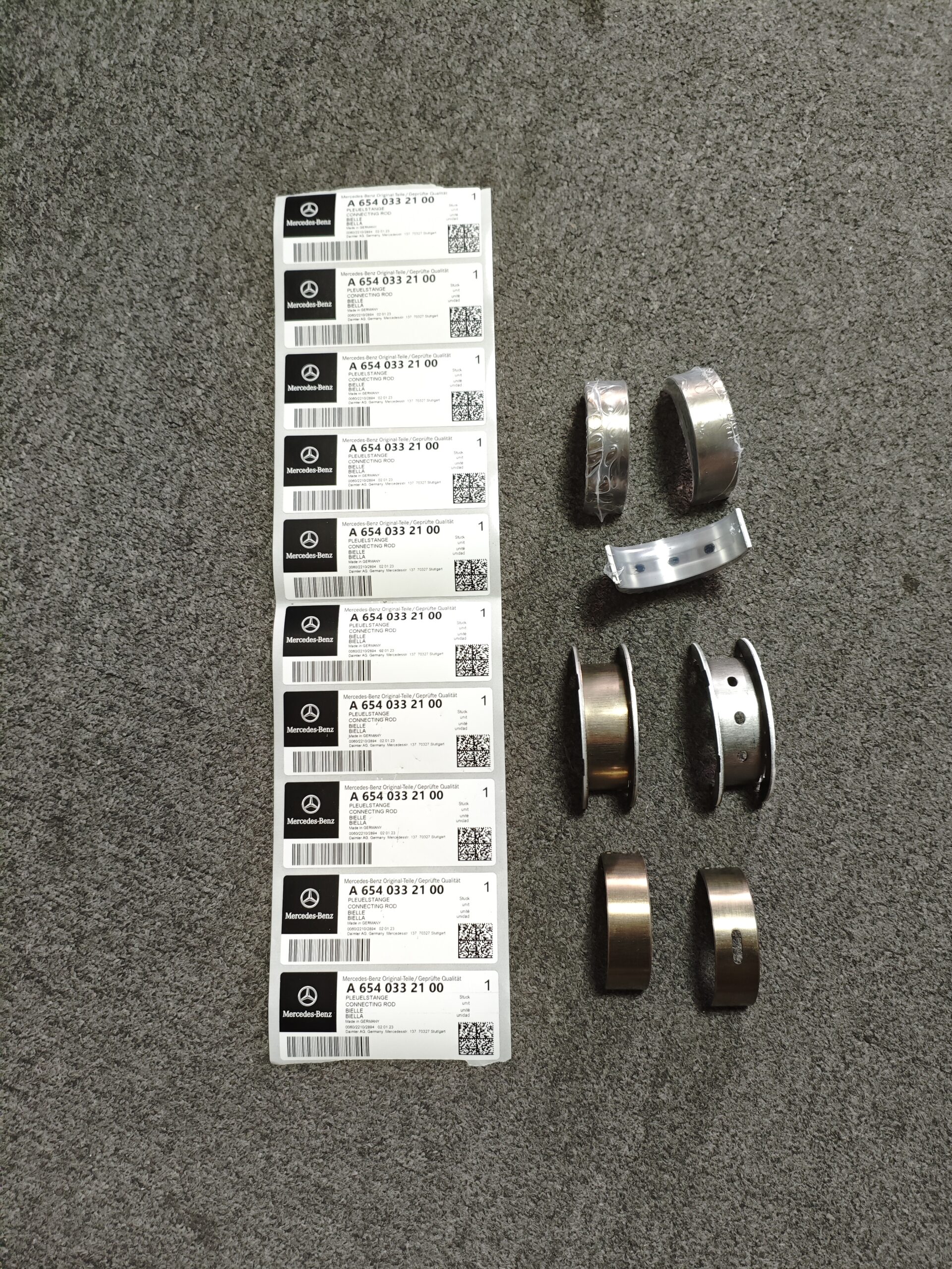 2d49b4e408a8bffd2a44313cbbda015 A6540332100 Mercedes-Benz Connecting Rod Bearing 6540332100 - Image 1