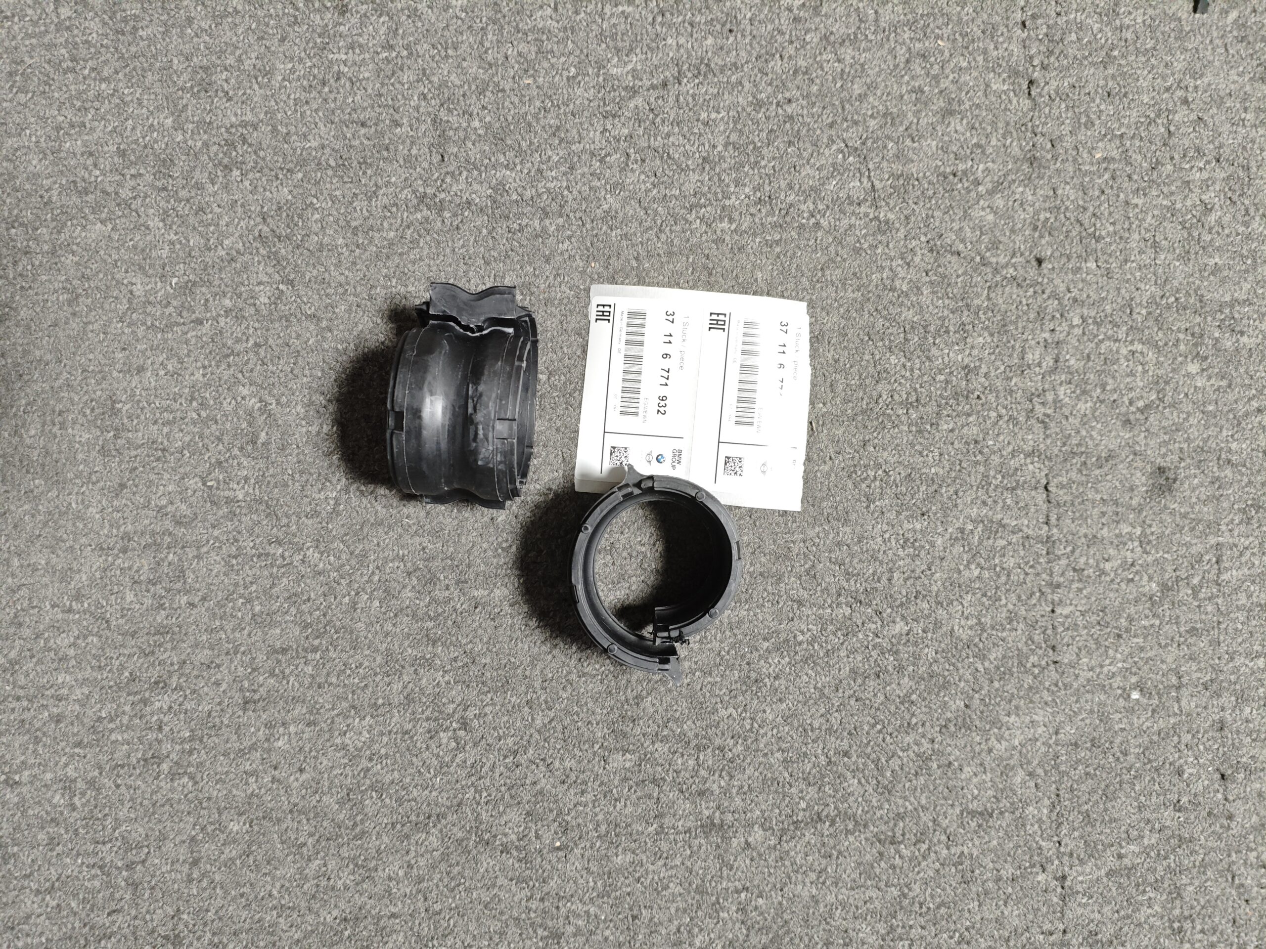212d66a9019d1b2abdf3675607272d5 37116771932 BMW F10 F07 F11 Stabilizer Bushing Front Axle 6771932 - Image 1