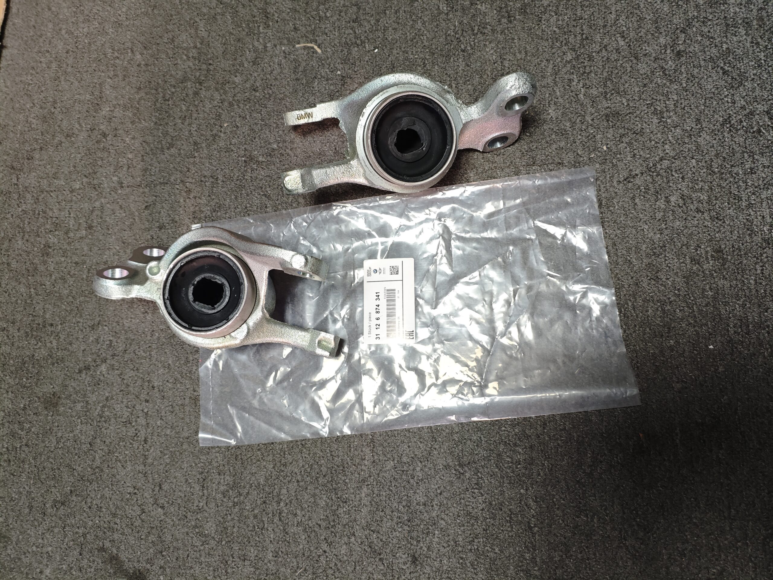 305e2b9acd3d23aab95770105ba0512 31126874341 BMW F40 F45 MINI F55 F56 Suspension Bushing Front Axle, Left 31126882843 31126850403 31128831645 - Image 1
