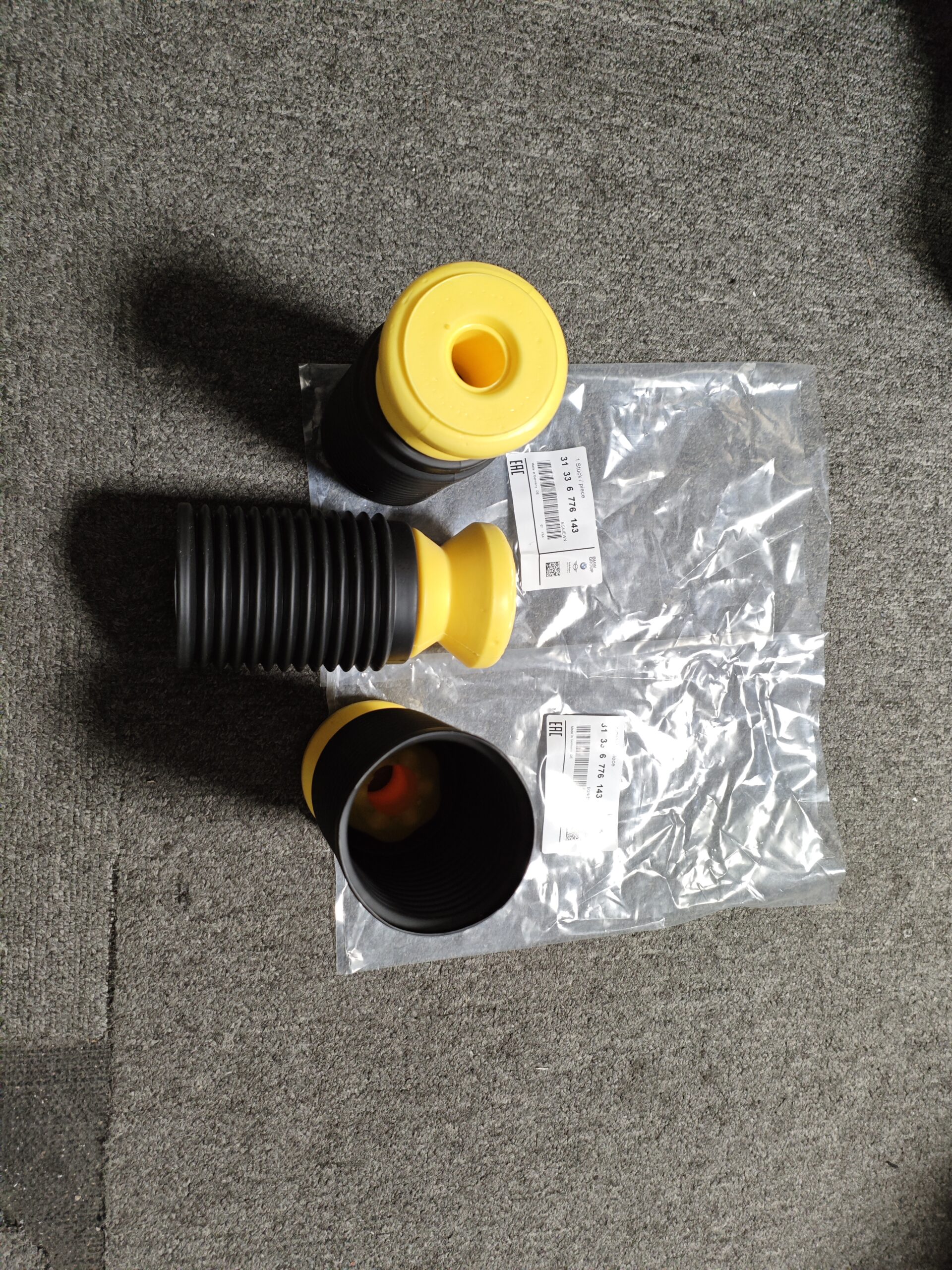 55de7b958ea87d284584a17d3e0b6df 31336776143 BMW F10 F06 F12 Rubber Buffer For Suspension Front Axle 31336789373 31336789374 - 画像 (1)