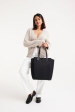 The Commuter Tote in Black - Image 14