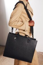 The Large Work Tote in Black - Image 11