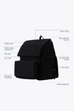The Ultimate Diaper Backpack in Black - Image 5