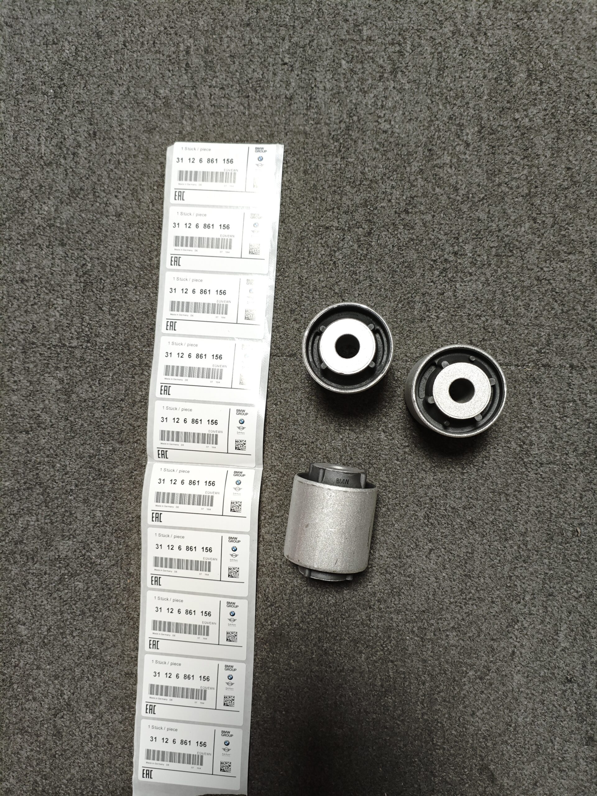 b1251721429c0604b504f5147223d1a 31126861156 BMW G30 G31 G11 Suspension Bushing Front Axle 31126878080 - Image 1