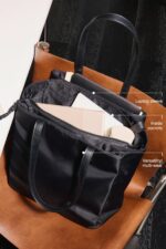 The Commuter Tote in Black - Image 2