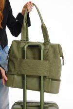 The Mini Weekender in Olive - Image 6