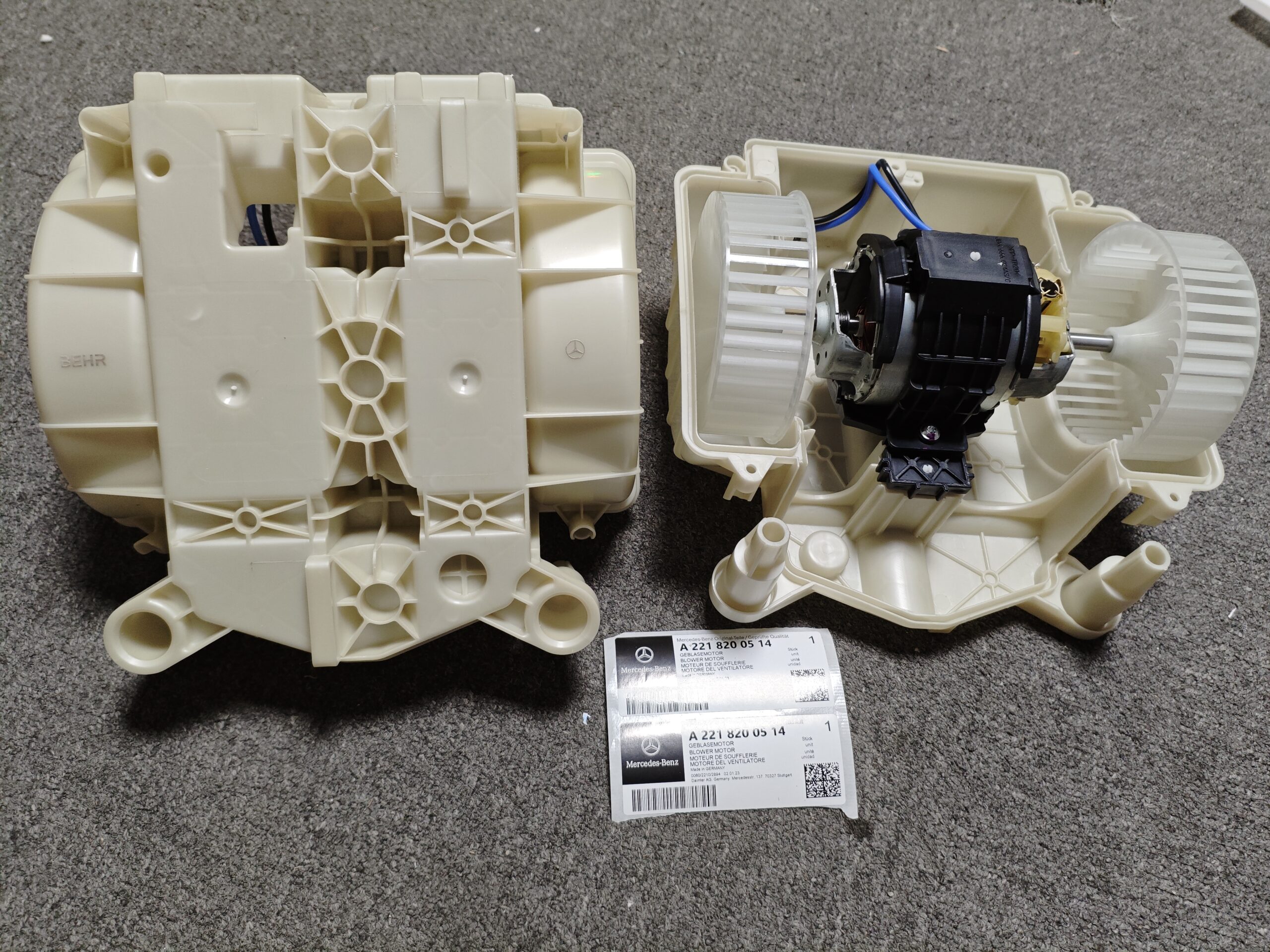 634d5517e4217d8e8265f5f45171f4a A2218200514 A2218202714 Mercedes-Benz W221 C216 Blower motor 2218200514 2218202714 - 图片 1